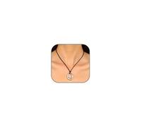 Chunky Gold Necklaces for Women Statement Necklace Trendy Black Rope Choker Necklaces Chunky Charm Necklace Irregular Hollow Pendants Summer Jewelry(A2)