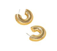 Chunky Gold Silver Ear Cuff for Women Non Piercing Clip On Cartilage Wrap Cuff Earrings Thick Ear Cuff for Women