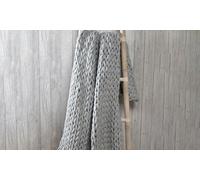 Chunky Hand Knitted Throw: Blush