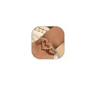 Chunky Hollow Heart Cuff Bracelet for Women,Geometry Aesthetics Love Heart PU Leather Bracelet,Personalized Trendy Jewelry Accessories Creative Gift, L, Alloy Steel, no gemstone