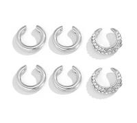 Chunky Hoop Earrings for Women Thick Open Hoops Earrings Hypoallergenic Chunky Gold Hoops Earrings Fashion Jewelry Gifts for Women, M, Alloy Steel, No Gemstone