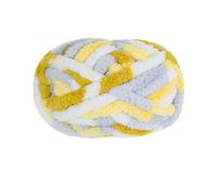 Chunky Knit Chenille Yarn for Hand Knitting Blankets, Super Soft Big Jumbo Blanket Yarn (Mixed Autumn)