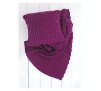 Chunky Knitting Pattern - Easy Knit Design Ribbed Cushion Cover & Blanket Throw (UKHKA 146)