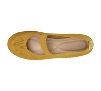 Chunky Mary Jane Shoes Ladies Navy Loafers Womens Size 8 Heels Women's Shoes with Round Toe Knit Mesh Breathable Arch Support Casual Non Slip for Walking Earth Spirit Women's Casual Shoe (Yellow,7)