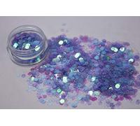 Chunky Mixed Body & Festival Glitter in 60 Colours 100gm 50gm & Sample Bags (CG-4 Lavender Dreams) (100 Gram Bag)