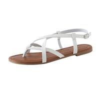 Chunky Sandals for Women Sandals Womens Summer New Flat Bottom Clamping Sandals Foreign Trade Hollow Summer Strap Beach Flat Bottom Roman Women Shoes Wedge Sandals Size 7 Gold Ladies (White, 4.5)