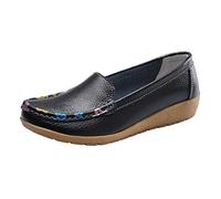 Chunky Sandals for Women Summer Sandals for Women Slip On Women Comfort Walking Flat Loafers Casual Shoes Driving Loafers Walking Shoes For Women Tan Women's Sandals Womens Summer Sandals (Black, 6.5)