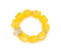Chunky Starfish Beaded Bracelet for Women Starfish Conch Charm Statement Bracelet Colorful Resin Beaded Stretch Bracelets Colorful Irregular Bead Stackable Bracelets Summer Ocean Beach Jewelry Gift, L
