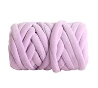 Chunky Tube Yarn Quick Knit Blankets, 1kg Yarn Filled with Core Cotton Coarse Velour Wool Hand Woven Pet Blanket Air ConditioningBlanket(08)