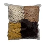 Chunky Wool 4pcs Ice Strip Line Set 400g Mix Color Chenille Knitting Yarn Kit DIY Wool for Handmade Scarf Blanket Slippers Thick Thread(Set 5)