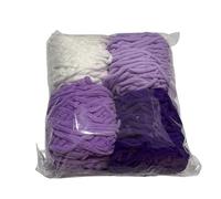 Chunky Wool 4pcs Ice Strip Line Set 400g Mix Color Chenille Knitting Yarn Kit DIY Wool for Handmade Scarf Blanket Slippers Thick Thread(Set 11)