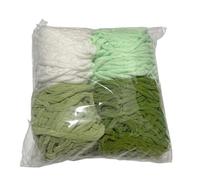 Chunky Wool 4pcs Ice Strip Line Set 400g Mix Color Chenille Knitting Yarn Kit DIY Wool for Handmade Scarf Blanket Slippers Thick Thread(Set 9)