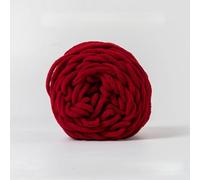 Chunky Wool Chenille Knitting Yarn Soft line Cotton for Hand Crochet Thick Weaving Scarf BlanketThread Needlework Crafts 100g(12 DarkRed)