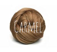 Chunky Wool - for arm Knitting Chunky Blanket Weaving Felting Jumbo Yarn Giant Wool Soft - 50g (0.11lb) (Carmel)