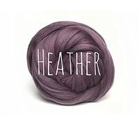 Chunky Wool - Heather - for arm Knitting Chunky Blanket Weaving Felting Jumbo Yarn Giant Wool Soft 1000g (1kg) (2.2lb)