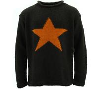 Chunky Wool Knit Star Jumper LoudElephant Sweater Pullover Warm Adults Handmade