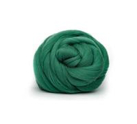 Chunky Wool - Shamrock Green - for arm Knitting Chunky Blanket Weaving Felting Jumbo Yarn Giant Wool Soft 50g (0.11lb)