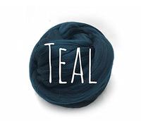 Chunky Wool - Teal - for arm Knitting Chunky Blanket Weaving Felting Jumbo Yarn Giant Wool Soft 1000g (1kg) (2.2lb)