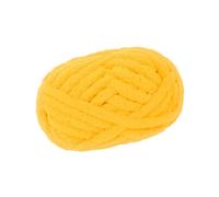 Chunky Wool Yarn - Jumbo Washable Hand Knitting DIY Weight for Tapestry, Bed Fence, Throw Rug Making - Bulky- Bright Yellow