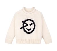 Chunky Wynk Wool Sweater Ecru 4 years