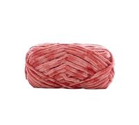 Chunky Yarn 100g/Roll 6mm 80M Chenille Velvet Yarn Soft Warm Fleece DIY Knitting&Crocheting Thread for Sweater Scarf Blanket(Color 10)