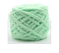 Chunky Yarn 1Pc 100g Velvet Hand Knitting Yarn Polyester Crochet Knit Scarf Slipper Hat Line Cushion Doll Slippers Threads 50m(7 Mint)