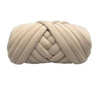Chunky Yarn 250g/Set Super Thick Soft Chunky Wool Gaint Yarn for Wintery Hat Dolls Glove Blanket DIY Bulky Arm Knitting Roving(Khaki)