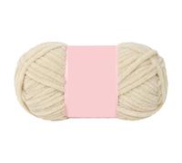 Chunky Yarn 50g/Ball 4.5mm 59M Chunky Knitting Yarn for DIY Handmade Dolls Blankets Scarves Soft and Shiny Ice for Crafting(Color35)