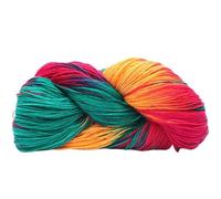 Chunky Yarn Colorful Rainbow Dyed Wool Yarn DIY Hand Knitting Thread Soft Sweater Scarf Shawl Hand-Woven Supplies(8)