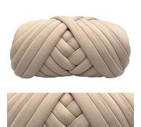 Chunky Yarn for Arm Knitting,Chunky Wool 500g/Set 2 Sets Super Thick Soft Chunky Gaint Yarn for Wintery Hat Dolls Glove Blanket At DIY Bulky Arm Knitting Roving(Camel)