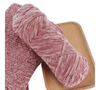 Chunky Yarn for Arm Knitting,Chunky Wool DIY Velvet Yarn Chunky Blanket Knitting Soft Chenille Weaving Crochet Craft Yarns for Throw Pillows 100g/1Ball(04)