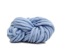 Chunky Yarn for Arm Knitting,Chunky Wool Super Chunky Yarn Blended Arm Knitting Blanket Bulky Roving for Hand Crochet Blankets Hats Sweaters Rugs(Sky Blue)