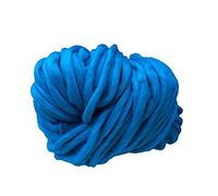 Chunky Yarn for Arm Knitting,Chunky Wool Super Chunky Yarn Blended Arm Knitting Blanket Bulky Roving for Hand Crochet Blankets Hats Sweaters Rugs(Aqua)