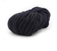 Chunky Yarn for Arm Knitting,Chunky Wool Super Coarse Yarn Special Crude Manual DIY Woven Scarf Wire Hat Blanket Tapestry Line(22Black)