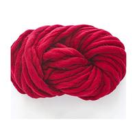 Chunky Yarn for Arm Knitting,Chunky Wool The Sweeping of Sweatest Coarse Hand-Knit DIY Woven Blanket Scarf Group Thick Line Hand(Two red)