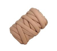 Chunky Yarn for Arm Knitting,Chunky Wool Thick Cotton Wool core Spun Yarn, Craft Tube, Blanket, hat, Bulky arm, Hand Knitting, for, 500G(Camel)