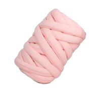 Chunky Yarn for Arm Knitting,Chunky Wool Thick Cotton Wool core Spun Yarn, Craft Tube, Blanket, hat, Bulky arm, Hand Knitting, for, 500G(Apricot Pink)