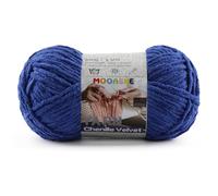 Chunky Yarn for Crocheting and Knitting - Easy to Use Plush Chenille Super Bulky Yarn 100g/131yds - Ultra Soft Velvet Baby Blanket Yarn for Beginners & Amigurumi Projects, Dark Blue