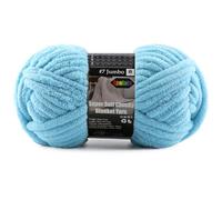 Chunky Yarn for Crocheting Blankets and Giant Yarn Projects - #7 Jumbo Super Bulky Blanket Yarns for Crocheting - Extra Thick Yarns for Blankets, Baby Items - 3.52oz, Sky Blue, 1 Skein