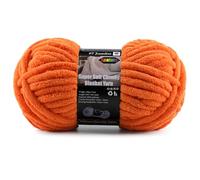 Chunky Yarn for Crocheting Blankets and Giant Yarn Projects - #7 Jumbo Super Bulky Blanket Yarns for Crocheting - Extra Thick Yarns for Blankets, Baby Items - 3.52oz, Tangerine, 1 Skein