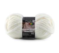 Chunky Yarn for Crocheting Blankets and Giant Yarn Projects - #7 Jumbo Super Bulky Blanket Yarns for Crocheting - Extra Thick Yarns for Blankets, Baby Items - 3.52oz, Cream, 1 Skein