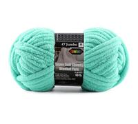 Chunky Yarn for Crocheting Blankets and Giant Yarn Projects - Jumbo Super Bulky Blanket Yarns for Crocheting - Extra Thick Yarns for Blankets, Baby Items - 3.52oz, Aqua, 1 Skein