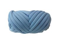 Chunky Yarn for Hand Knitting 1KG Hand Knitting Woven Thick Super Bulky Chunky Yarn Soft Cotton Crochet DIY Arm Hand-Knit Basket Giant Thread(1kg Blue)