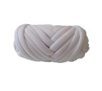Chunky Yarn for Hand Knitting 1KG Hand Knitting Woven Thick Super Bulky Chunky Yarn Soft Cotton Crochet DIY Arm Hand-Knit Basket Giant Thread(1kg White)