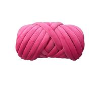 Chunky Yarn for Hand Knitting 1KG Super Velvet Chunky Yarn Thick Bulky Giant Thread White Bag for Hand Knitting DIY Arm Soft Big Blanket Carpet(Rose Pink 1KG)