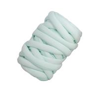 Chunky Yarn for Hand Knitting 1kg Ultra Thick Core Cotton Yarn DIY Hand Woven Soft Anti-Collision Children's Cushion Pet Nest Straight Hair(Aqua Green)