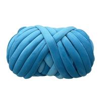 Chunky Yarn for Hand Knitting 1KG Velvet Thick Extra Chunky Yarn Handmade Woven Wire Basket Blanket Carpet Giant(Peacock Blue 1KG)