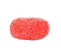 Chunky Yarn for Hand Knitting 1Pc 40g Snow Velvet Knitted Yarn Thin 2mm Fine Wool Ball Golden Handmade Knitting Thread Crochet Doll Shoe(32 Watermelon red)