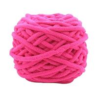Chunky Yarn for Hand Knitting 2PCS 400g DIYSoft Ice Strip Line CottonYarn Chenille Knitting Yarn DIY for Handmade Blanket Scarf ThickThread(012)
