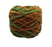 Chunky Yarn for Hand Knitting 2PCS 400g DIYSoft Ice Strip Line CottonYarn Chenille Knitting Yarn DIY for Handmade Blanket Scarf ThickThread(027)